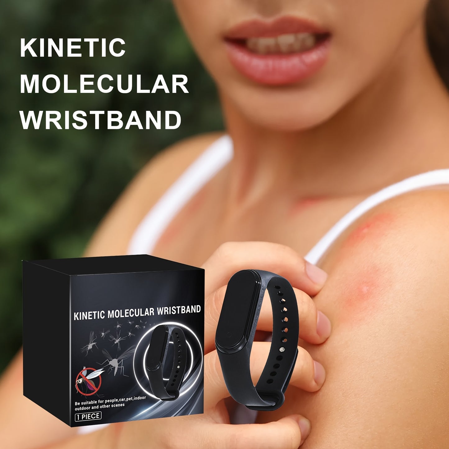 Soundwave mosquito repellent wristband