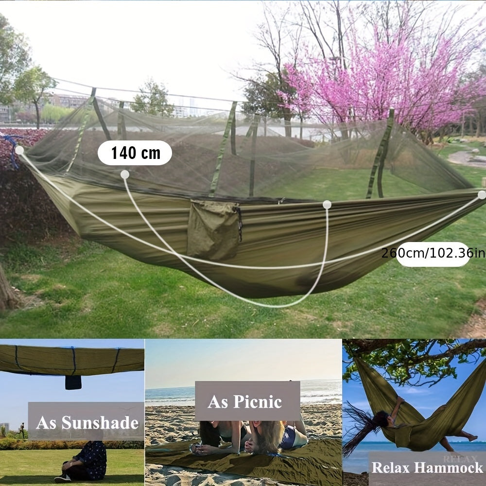 Light Camping Hammock with Mosquito Net