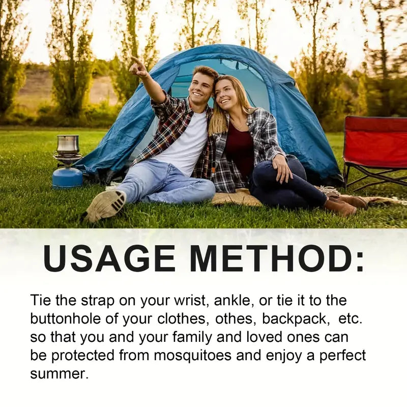 Soundwave mosquito repellent wristband