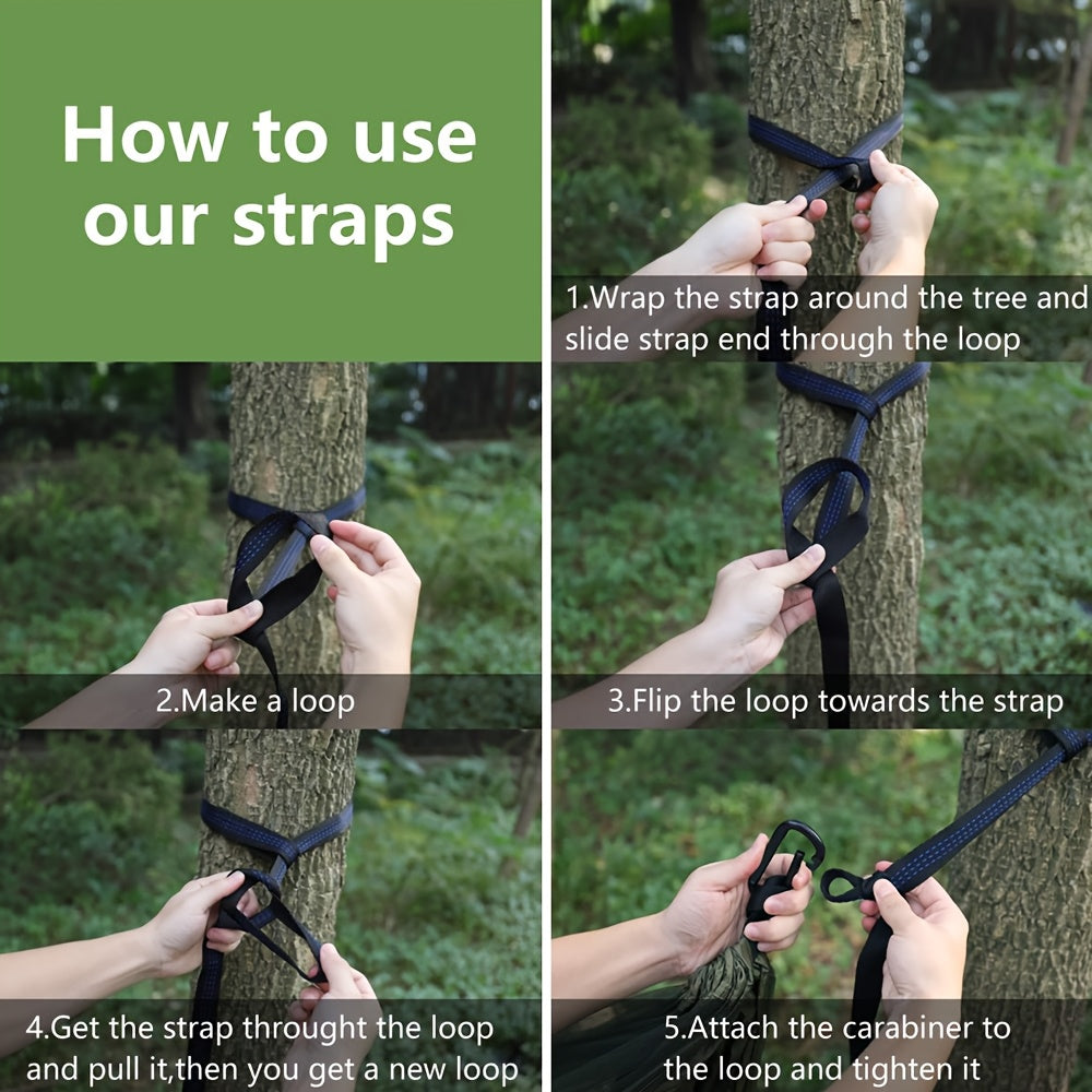 Light Camping Hammock with Mosquito Net